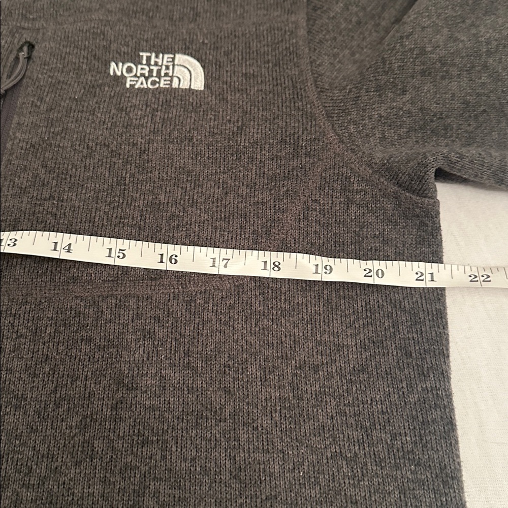 The North Face Charcoal Gordon Lyons Fleece Quarter Zip Jacket Mens Size Medium - Picture 10 of 14